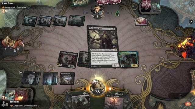 Watch MTG Arena Video Replay - Tinybones, the Pickpocket by Trendar VS Bonny Pall, Clearcutter by Snowflake - MWM Brawl Builder