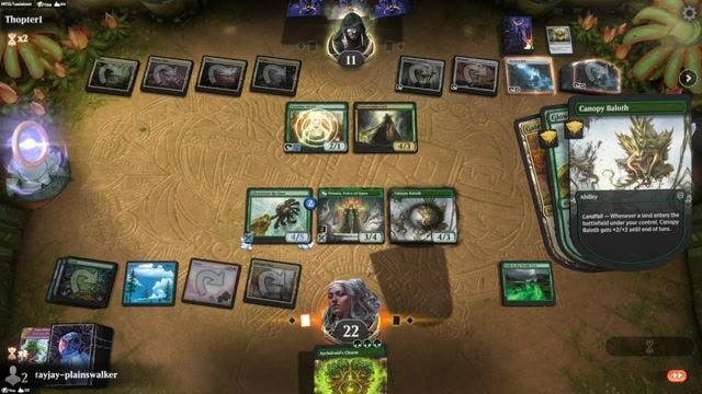 Watch MTG Arena Video Replay - Happily Ever After by tayjay-plainswalker VS 5 Color Superfriends by Thopter1 - Historic Play