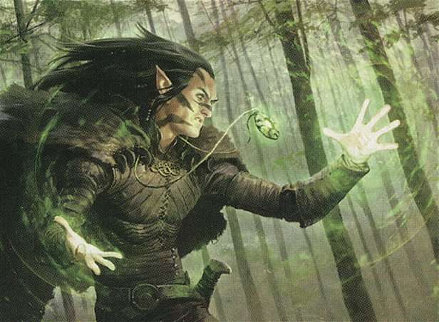 MTG Historic Mono Green Elves Deck played by Moris - d9a8f7. Explore the key cards and strategic choices that dominate the current meta.