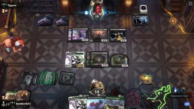 Watch MTG Arena Video Replay - Golgari Aggro by HamHocks42 VS Mono Black Midrange by Tippete - Standard Ranked