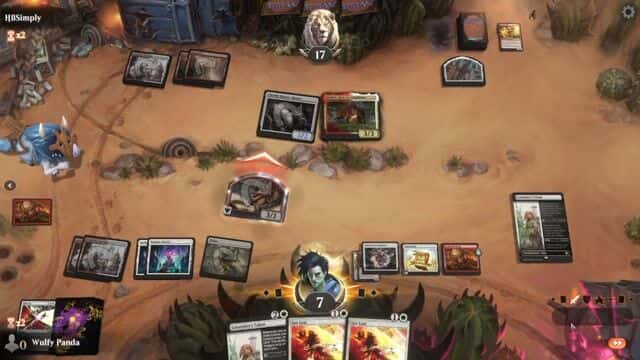 Watch MTG Arena Video Replay - Boros Control by Wulfy Panda VS Boros Convoke by HBSimply - Standard Event