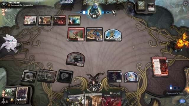 Watch MTG Arena Video Replay - Mardu Vampires by Zapdos97 VS Mardu Aggro by FjordNjord - Historic Traditional Ranked