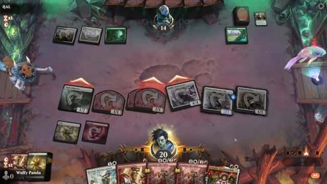 Watch MTG Arena Video Replay - Boros Convoke by Wulfy Panda VS Rogue by HAL - Traditional Standard Event