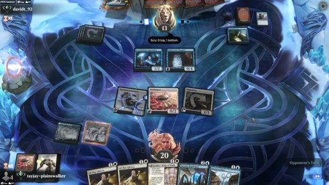 Watch MTG Arena Video Replay - Azorius Artifacts by tayjay-plainswalker VS Mono Blue Mill by davidt_92 - Historic Ranked