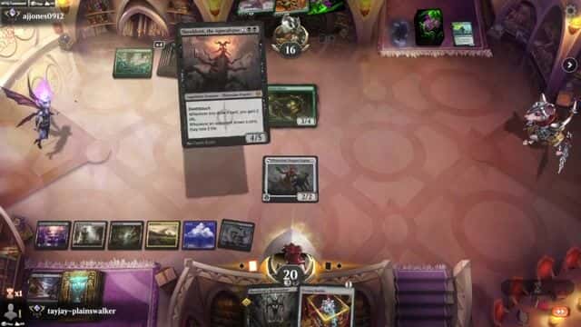 Watch MTG Arena Video Replay - Rogue by tayjay-plainswalker VS Mono Green by ajjones0912 - Historic Ranked