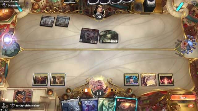 Watch MTG Arena Video Replay - Mardu Control by tayjay-plainswalker VS Boros Aggro by Diamatina - Historic Ranked