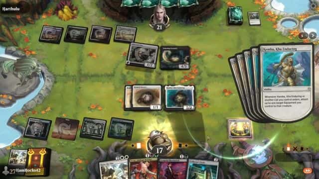 Watch MTG Arena Video Replay - Esper Midrange by HamHocks42 VS Orzhov Aggro by Harthulu - Standard Challenge Match