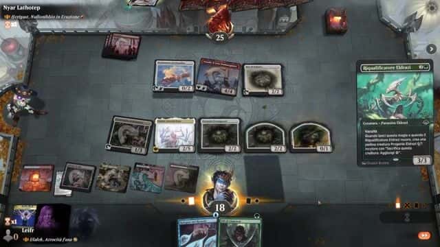 Watch MTG Arena Video Replay - Ulalek, Fused Atrocity by Leifr VS Herigast, Erupting Nullkite by Nyar Lathotep - Historic Brawl