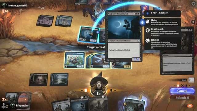 Watch MTG Arena Video Replay - BU by lifepuzzler VS BU by bruton_gaster89 - Premier Draft Ranked