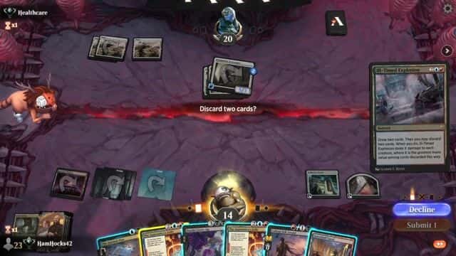 Watch MTG Arena Video Replay - Rogue by HamHocks42 VS Boros Convoke by Healthcare - Standard Ranked