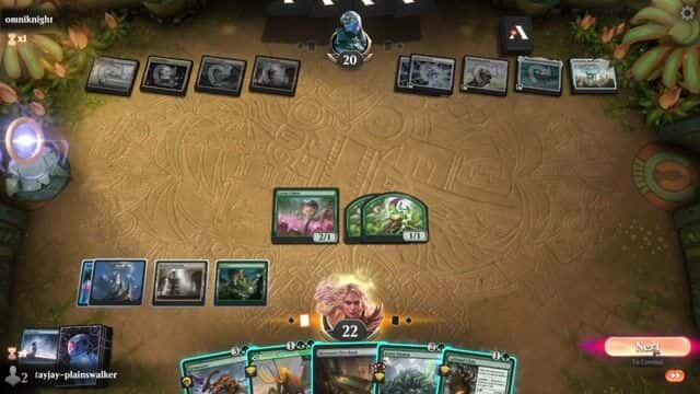 Watch MTG Arena Video Replay - Simic Landfall by tayjay-plainswalker VS Artifacts by omniknight - Historic Play