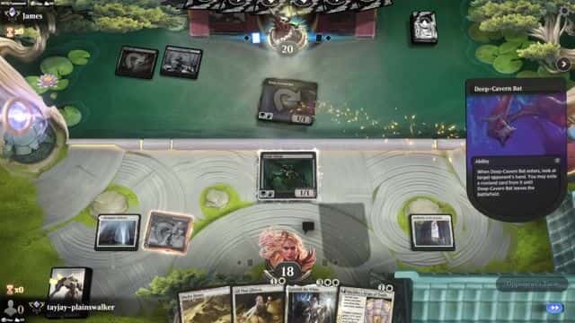 Watch MTG Arena Video Replay - Rogue by tayjay-plainswalker VS Mono Black Devotion by James  - Historic Ranked