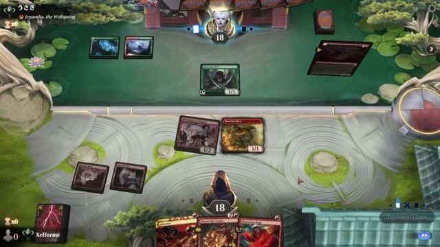 Watch MTG Arena Video Replay - Mono Red Aggro by Xelforme VS Gruul Aggro by うさぎ - Explorer Ranked