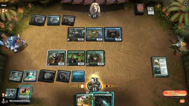 Watch MTG Arena Video Replay - Rogue by MaremmanFurioso VS Dimir Mutate by dam - Historic Play