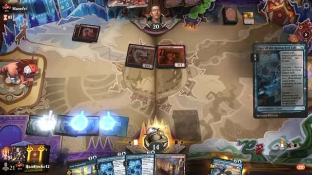 Watch MTG Arena Video Replay - Izzet Control by HamHocks42 VS Mono Red Aggro by Maxefrt - Standard Ranked