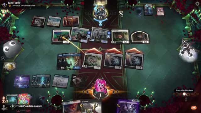 Watch MTG Arena Video Replay - Dimir Tempo by FruitsPunchSamuraiG VS Mardu Energy by LazyTurtle - Timeless Traditional Ranked