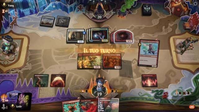 Watch MTG Arena Video Replay - Gruul Aggro by Leifr VS Azorius Aggro by Yung - Standard Ranked