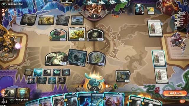 Watch MTG Arena Video Replay - Esper Control by Nanoplasm VS Mono White Control by Dominus1282 - Standard Traditional Ranked