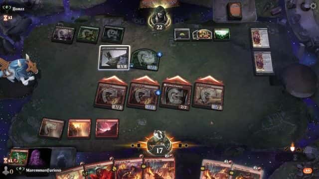 Watch MTG Arena Video Replay - Red Deck Wins by MaremmanFurioso VS Golgari Roots by JJonzz - Explorer Ranked