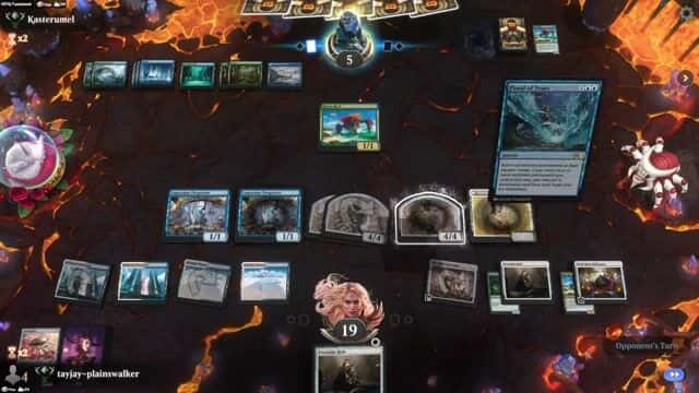 Watch MTG Arena Video Replay - Azorius Artifacts by tayjay-plainswalker VS Simic Midrange by Kasterumel - Historic Ranked