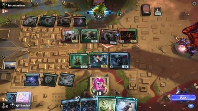 Watch MTG Arena Video Replay - Simic Control by GBThundaII VS Gruul Aggro by Torontonienne - Explorer Ranked