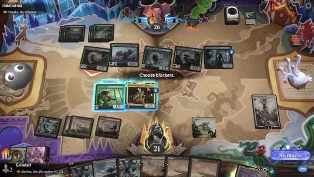 Watch MTG Arena Video Replay - Rogue by Grindalf VS Vraska, the Silencer by ilmahatma - Historic Brawl Challenge Match