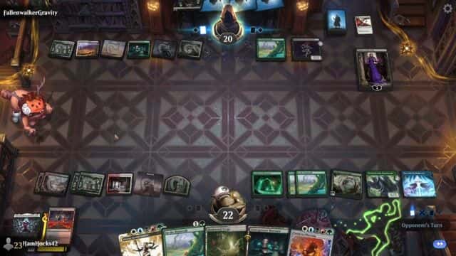 Watch MTG Arena Video Replay - Selesnya Midrange by HamHocks42 VS Abzan Midrange by FallenwalkerGravity - Standard Challenge Match