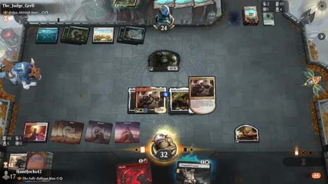 Watch MTG Arena Video Replay - Rogue by HamHocks42 VS Helga, Skittish Seer by The_Judge_Gerli - Historic Brawl