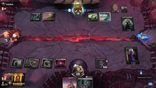 Watch MTG Arena Video Replay - Mardu Midrange by HamHocks42 VS Golgari Control by Exiafan - Standard Ranked