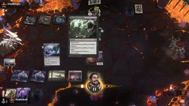 Watch MTG Arena Video Replay - Mono Black Discard by Numbskull VS Rakdos Midrange by fcbulldog21 - Explorer Traditional Ranked