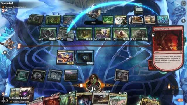 Watch MTG Arena Video Replay - Rogue by Cinnamon Charlie VS Gwenna, Eyes of Gaea by Slothmind - Historic Brawl