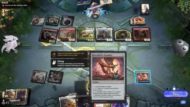 Watch MTG Arena Video Replay - Rogue by Zapdos97 VS 4 Color Chthonian Nightmare by Drizzl - Historic Metagame Challenge