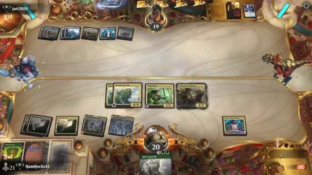 Watch MTG Arena Video Replay - Gruul Devotion by HamHocks42 VS Azorius Spirits by jatt2010 - Explorer Ranked