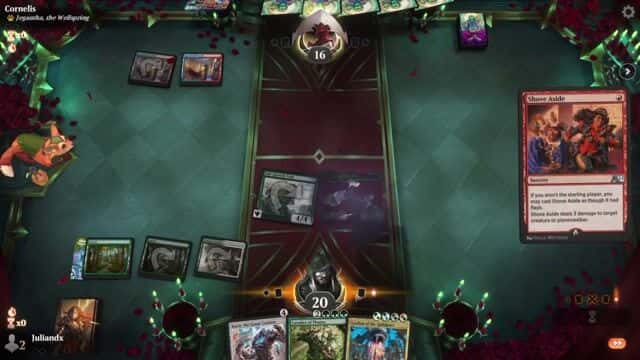 Watch MTG Arena Video Replay - Selesnya Devotion by Juliandx VS Grixis Aggro by Cornelis - Historic Metagame Challenge