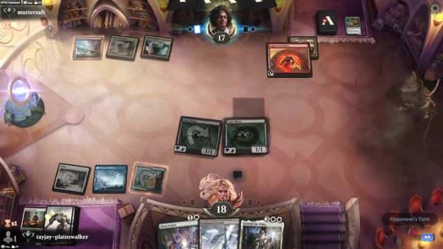 Watch MTG Arena Video Replay - Azorius Artifacts by tayjay-plainswalker VS Grixis Aggro by muttersaft - Historic Ranked