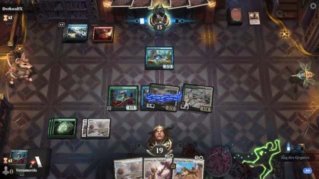 Watch MTG Arena Video Replay - Rogue by Veromortis VS Izzet Artifacts by DvrkwolfX - Alchemy Play