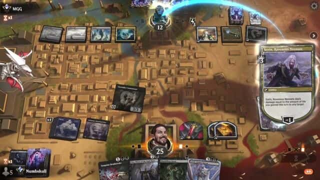 Watch MTG Arena Video Replay - Mono Black by Numbskull VS Artifacts by MGG - Historic Ranked