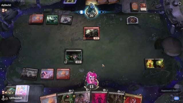 Watch MTG Arena Video Replay - Rogue by GBThundaII VS GR by dqfinch2 - MWM Jump In