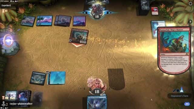 Watch MTG Arena Video Replay - Rogue by tayjay-plainswalker VS Izzet Spells by 1xavier1 - Historic Play