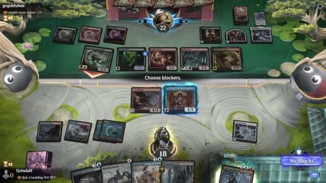 Watch MTG Arena Video Replay - Rogue by Grindalf VS Imskir Iron-Eater by gogoldubus - Historic Brawl