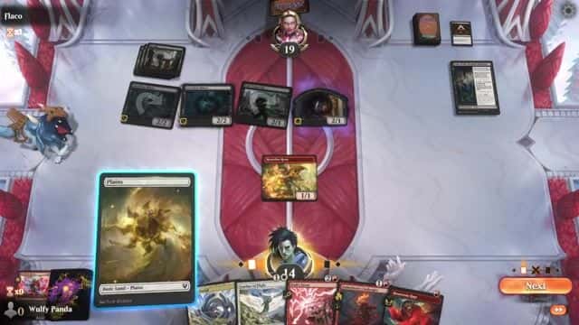 Watch MTG Arena Video Replay - Boros Aggro by Wulfy Panda VS Mono Black Aggro by Flaco - Standard Event