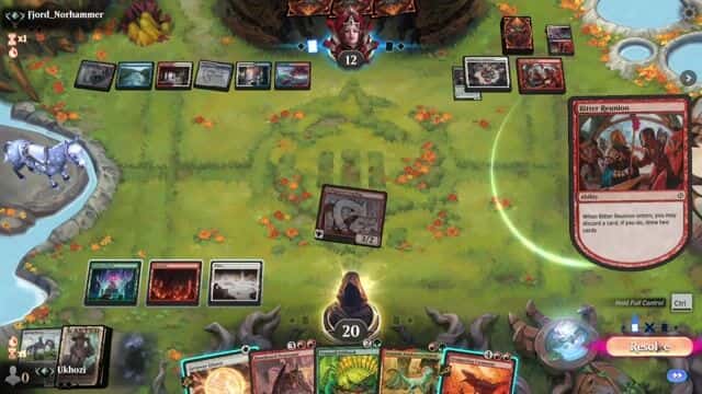 Watch MTG Arena Video Replay - Rogue by Ukhozi VS Grixis Reanimator by Fjord_Norhammer - Standard Traditional Ranked