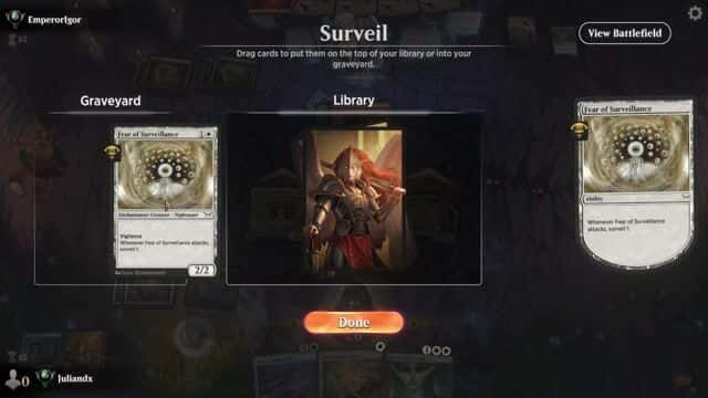 Watch MTG Arena Video Replay - Rogue by Juliandx VS GR by EmperorIgor - Quick Draft Ranked