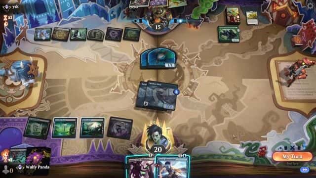 Watch MTG Arena Video Replay - Dimir Midrange by Wulfy Panda VS Abzan Control by ysk - Standard Traditional Ranked