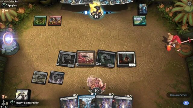 Watch MTG Arena Video Replay - Azorius Artifacts by tayjay-plainswalker VS Gruul Dinos by lippylou - Historic Ranked