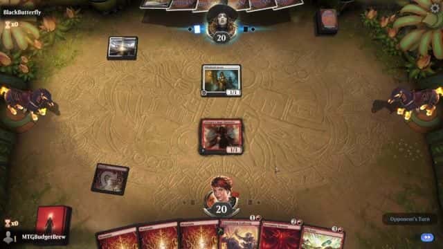 Watch MTG Arena Video Replay - Rogue by MTGBudgetBrew VS White Weenie by BlackButterfly - Historic Play