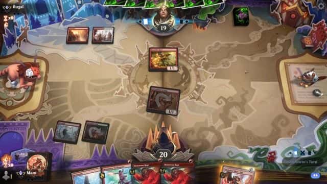 Watch MTG Arena Video Replay - Gruul Prowess by Mant VS Boros Convoke by Bugal - Standard Traditional Ranked