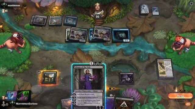 Watch MTG Arena Video Replay - Mono Black Control by MaremmanFurioso VS Azorius Midrange by manimoon - Standard Ranked