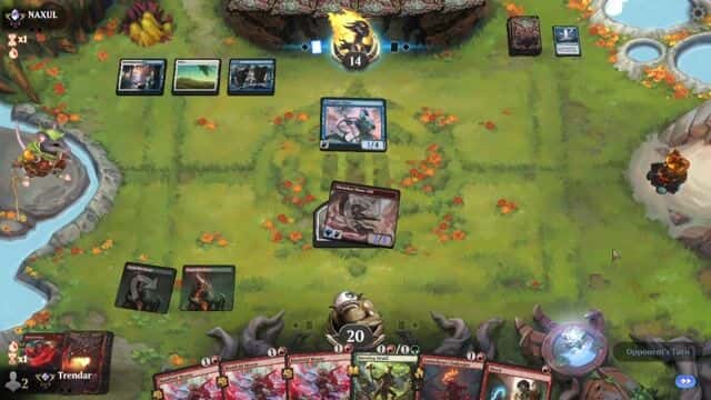 Watch MTG Arena Video Replay - Gruul Prowess by Trendar VS Azorius Tempo by NAXUL - Standard Traditional Ranked