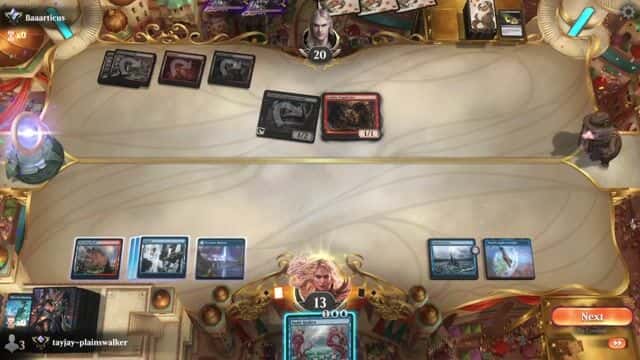 Watch MTG Arena Video Replay - Rogue by tayjay-plainswalker VS Rakdos Sacrifice by Baaarticus - Historic Ranked